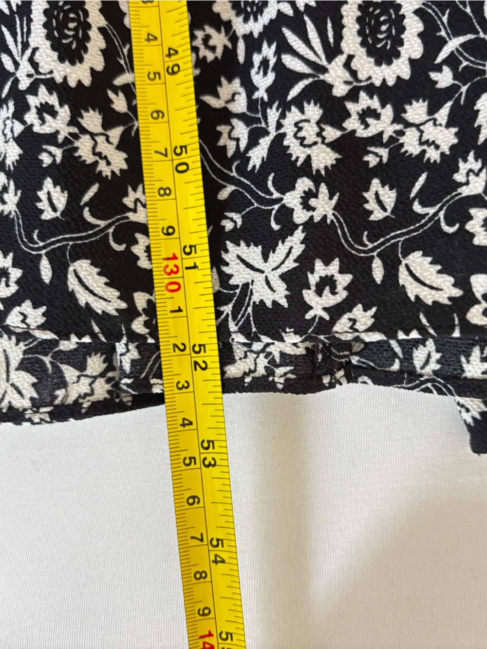 Max Studio Black White Floral Smocked Waist Maxi Dress NWT Size M - Picture 15 of 16